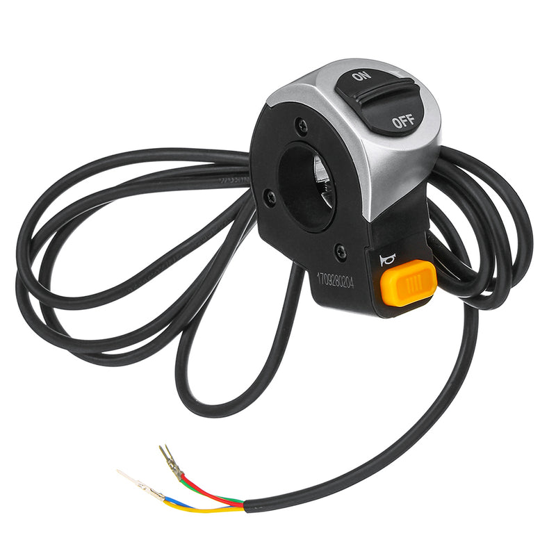 Wuxing Motorcycle Ebike Electric Scooter Handle Switch With Light ON-OFF Button Horn Button