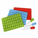 50 Cavity Silicone Gummy Bear Chocolate Mold Cake Jelly Candy Ice Tray Baking Tool