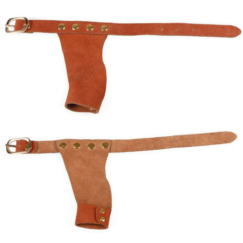 Suede Archery Protective Glove Finger Guard For Traditional Bow Recurve Bow Outdoor Shooting Hunting