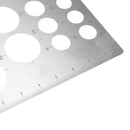 200x90mm Number Shape Metal Masking Sheet Cover Paper Cutting Template Modeling Tool