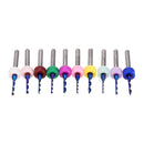Drillpro 10pcs Upgrade 0.1-2mm Blue NACO Coating PCBCNC Drill Bit for Circuit Boards PCB Drill Bit