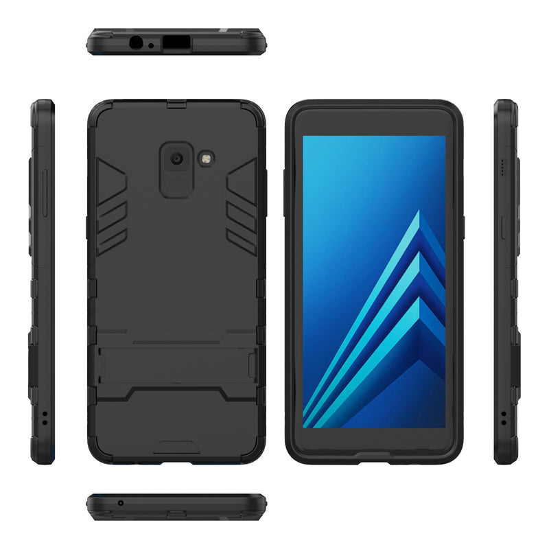 Bakeey 2 in 1 Armor Kickstand Hard PC Protective Case for Samsung Galaxy A8 Plus 2018