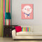 Miico Hand Painted Oil Paintings Cartoon Pig Paintings Wall Art For Home Decoration