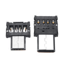 2Pcs USB-C 3.1 Type C Male to USB Female OTG Adapter Converter for Game Controller Mobile Phone Tablet