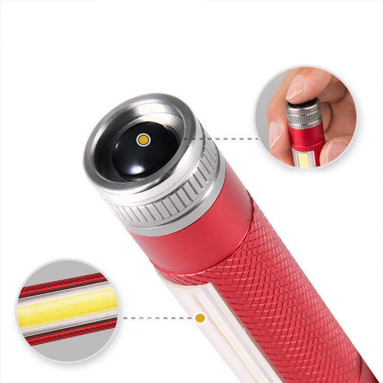 SKYWOLFEYE COB 150Lumens Keychain Light EDC Flashlight Suit AAA