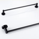 Black Hand Towel Rail Rack Hook Toilet Brush Paper Holder for Bathroom Accessories