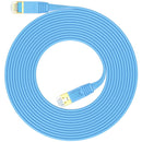 SAMZHE 1~10M CAT7 STP 10Gbps Blue Flat RJ45 Ethernet Patch Cable Networking LAN Cable