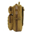 8" 3P Molle Tactical Outdoor Sports Waist Bag Accessory Kit with Shoulder Strap Mini Phone Pockets Molle Module Package