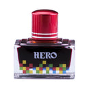 HERO 40ml Colored Painting Ink Bottled Smooth Writing Fountain Pen Ink Non-carbon Waterproof Ink Refill Students Stationery Office School Supplies