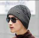 Fashion Men Camping Hat Winter Beanie Baggy Warm Wool Fleece Ski Cap
