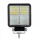 Square 114W 38 LED Work Light 12V 24V Off Road Spot Lamp For Car SUV Trailer Wall Lamp