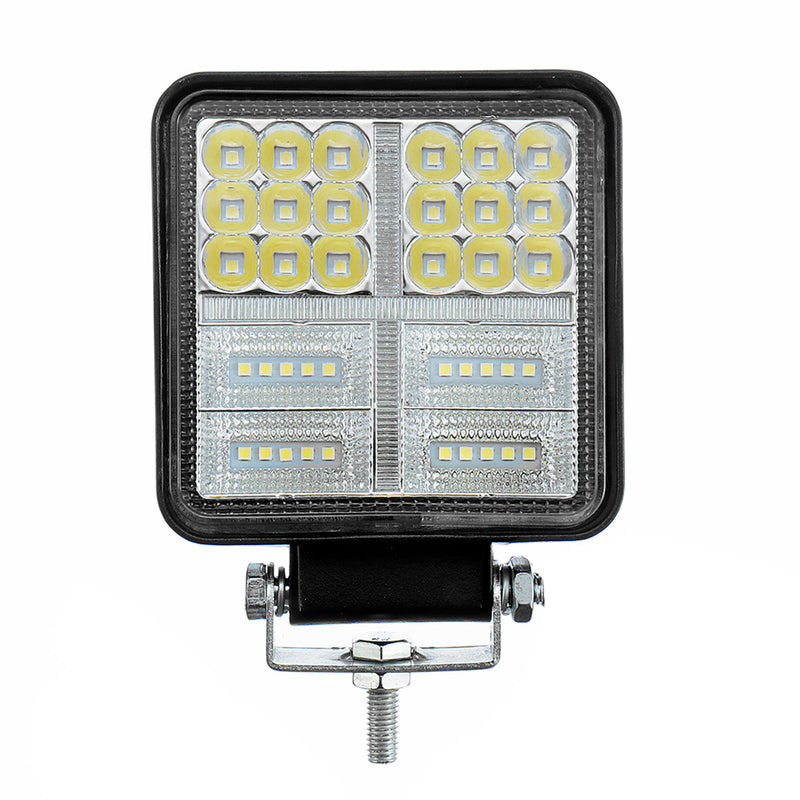 Square 114W 38 LED Work Light 12V 24V Off Road Spot Lamp For Car SUV Trailer Wall Lamp