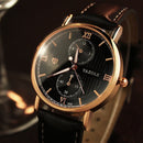 YAZOLE 355 Men Watch Luminous Fashion Classic Leather Strap Male Quartz Wrist Watch
