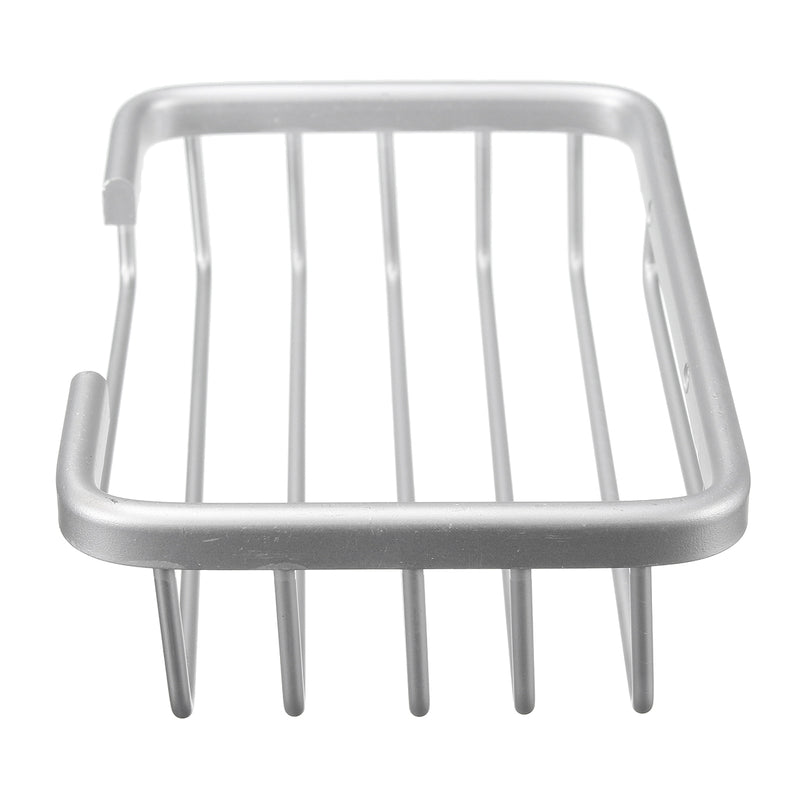 Space Aluminum Square Multifunctional Bathroom Space Saver Storage Soap Box 5 x 4 x 1Inches