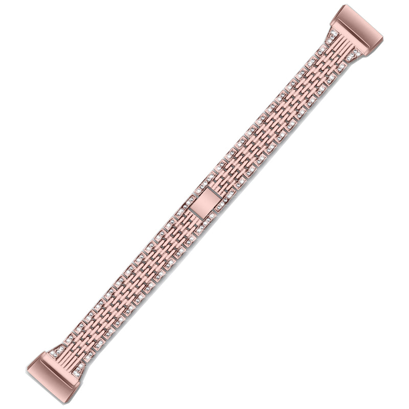 Luxury Stainles Steel Watch Band Watch Strap Replacement for Fitbit Charge 3