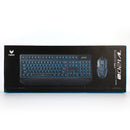 Rapoo V120S USB Wired 104 Key Backlit Gaming Keyboard and 6400DPI Optical Mouse Combo