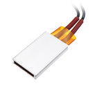 AC220V 3~20W 80 Degree PTC Ceramic Electric Heating Plate Aluminum Shell Constant Temperature Air Heater
