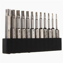 12pcs 1/4 Inch 50mm T5-T40 Magnetic Torx Screwdriver Bits Set
