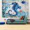Large Ocean Seahorse Tapestry Wall Hanging Decor Boho Bohemian Bedspread Beach