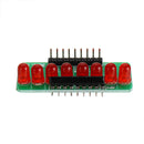 3pcs 8 Way Water Light Marquee 5MM RED LED Light-emitting Diode Single Chip Module Diy Electronic MCU Expansion Module