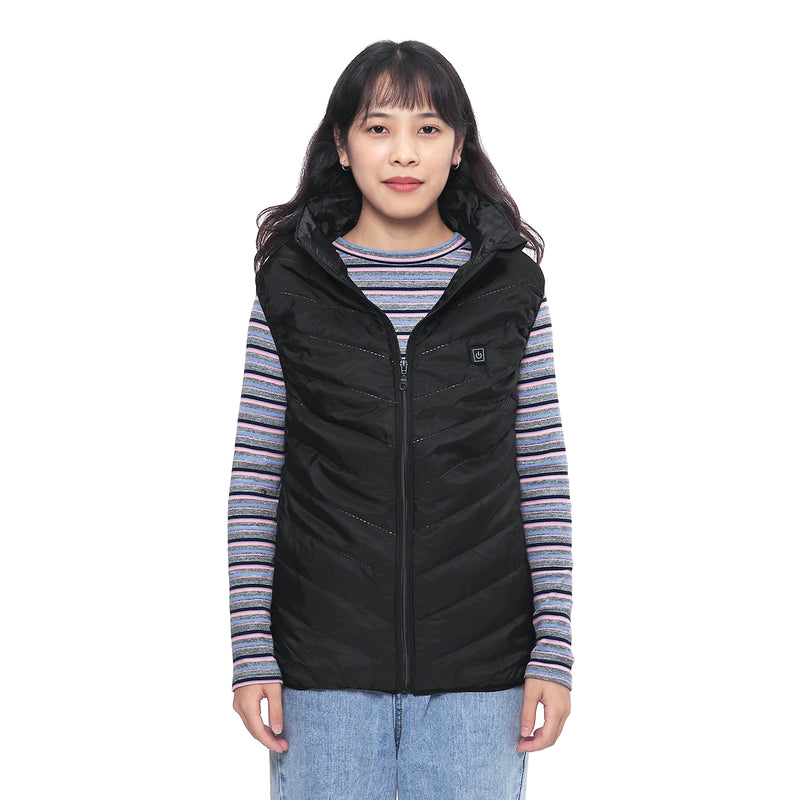 Electric Vest Heated Cloth Jacket USB Warm Up Heating Pad Winter Warmer Men