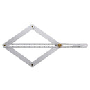 Aluminium Alloy Protractor Multi Angle Measurement Tool for Woodworking Flooring