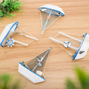 Mediterranean Style 14cm Boat Sailing Model Handmade Creative Home Decoration Decoration Ornament