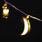 10PCS Battery Supply Moon Palace Shape Eid Ramadan Islamic LED String Light Indoor Home Party Decor