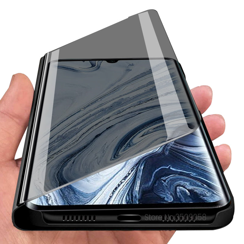 Bakeey Plating Mirror Window Shockproof Flip Full Cover Protective Case for Xiaomi Mi Note 10 / Xiaomi Mi Note 10 Pro