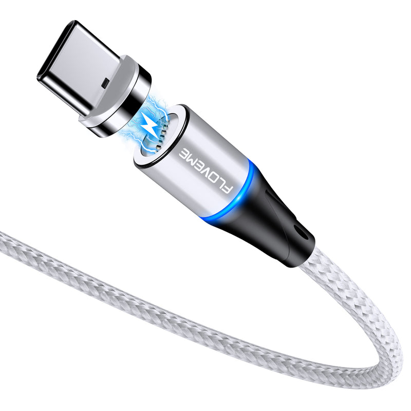 Floveme 3A Micro USB LED Indicator Magnetic Fast Charging Data Cable For Huawei Xiaomi Mi4 Redmi 7A Redmi 6Pro OUKITEL Y4800