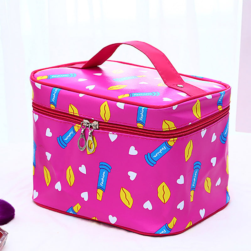 Print Cute Large-capacity Cosmetic Bag Waterproof Travel Portable Wash Bag
