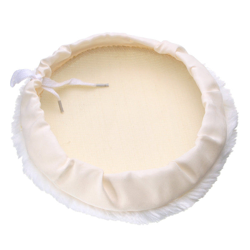 5pcs 7 Inch Polished Soft Wool Bonnet with Attachment Wheel Pad Polishing Tool