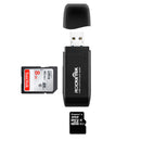 Rocketek CR9 2-in-1 USB 3.0 Micro USB to SD TF Card OTG Card Reader for Android Phone