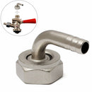 Brewing Faucet Connector 90 Degree Tail Pipe Elbow Six Angle Nut Washer Gasket Thread Standard 5/8 Inch Barware