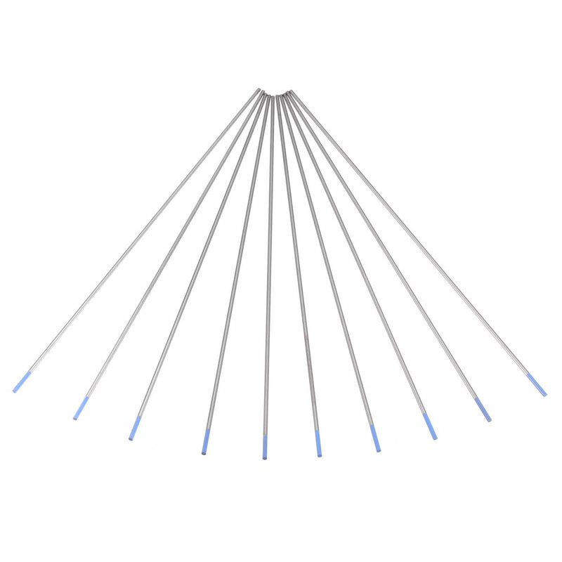 10pcs Tungsten WL20 2.0% Lanthanated Blue Tip TIG Electrode 1/16inch x 7inch