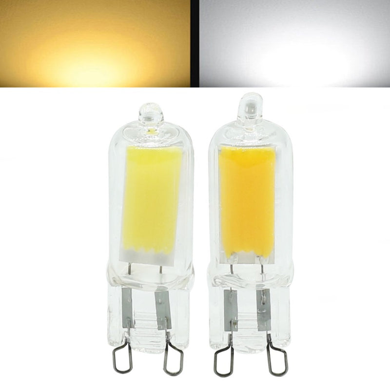 Mini G9 2W LED COB Light Lamp Halogen Chandelier Crystal Light Bulb AC220V