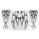 Motorcycle Gas Tank Decals Flames Vinyl Sticker For Fender Universal 11x13inch 6x14inch