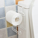 Toilet Roll Paper Holder Door Back Hanging Towel Roll Tissue Rack Kitchen Cupboard Paper Storage