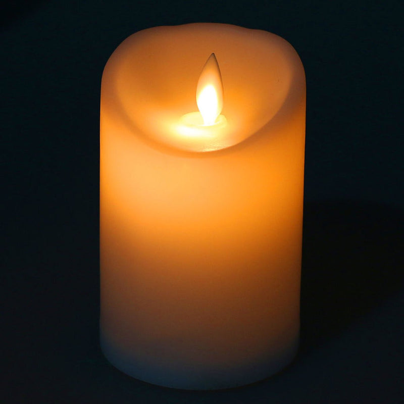 Romantic Electronic LED Flameless Flickering Simulation Candle Night Light 11.5*7.5cm