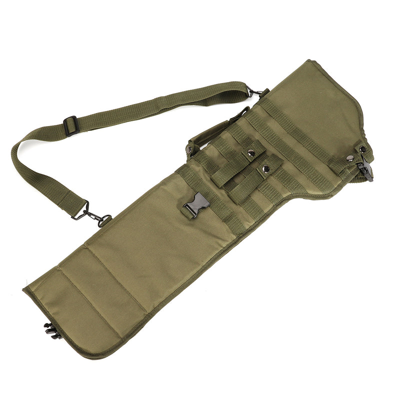 75CM Scabbard Molle Arm Green Bag Padded Holster Case Backpack for Hunting