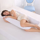130X70CM U Shape Pillows Comfortable Body Pillow Women Side Sleepers Cushion
