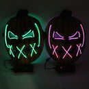 3 Flash Modes Halloween Pumpkin Light Up Mask LED Flash Cosplay Costume Party
