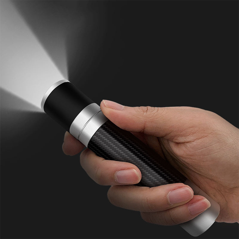 Skywolfeye 3Modes USB Rechargeable IPX3 LED Flashlight Mini Flashlight Outdoor Multifunctional Portable Flashlight Powerbank