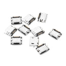 10pcs Micro 5pin USB Type B female Socket Connector Charging Socket 5.9 long pin Socket Interface