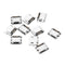 10pcs Micro 5pin USB Type B female Socket Connector Charging Socket 5.9 long pin Socket Interface