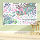 Flower Leaves Branch Wall Sticker Decorations Removable Decal