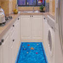 Miico FX82022 3D Starfish Shell Pool Stickers Summer Aquarium Toilet Door Decoration Wall Sticker