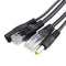 6pcs  POE Adapter Cable Tape Screened POE Switch Cable POE Splitter Injector Power Supply 12V Synthesizer Separator Combiner