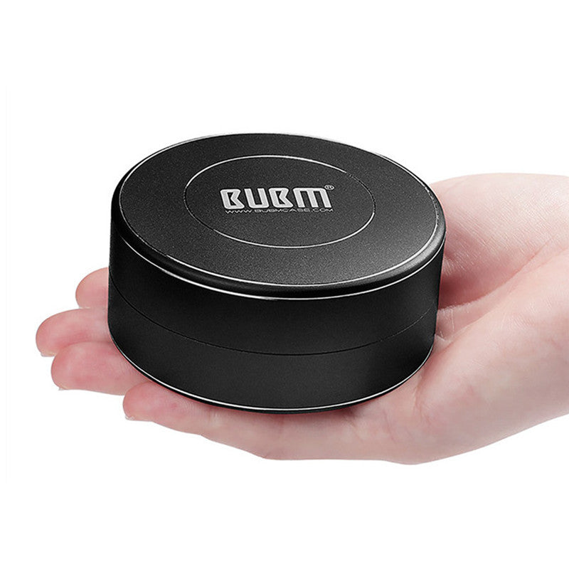BUBM Metal Outdoor Waterproof Earphone Organized Box USB Cable Accessory Collection Storage Bag