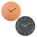 12" Creative Wall Clock European Wood Watch Modern Design Home Decor Silent